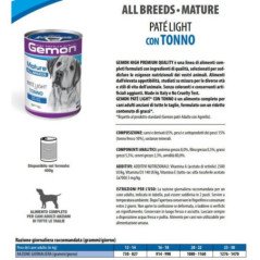 GEMON CANE LATTINA TONNO LIGHT 415GR
