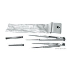 OSCULATI COMPASSO IN OTTONE CROMATO 140MM