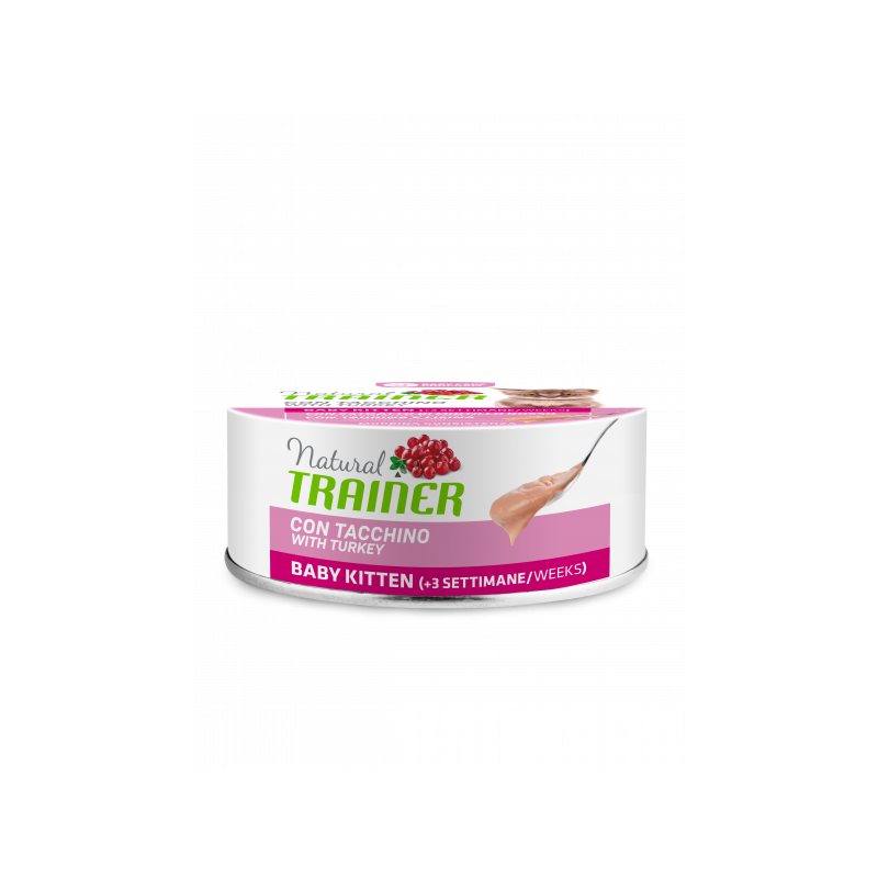 NATURAL TRAINER GATTO BABY KITTEN CON TACCHINO