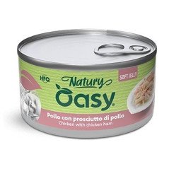 OASY GATTO POLLO CON PROSCIUTTO DI POLLO NATURY SOFT JELLY HFQ 85GR