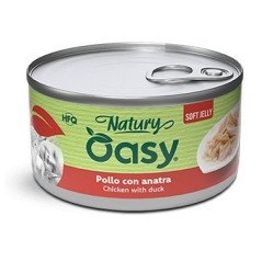OASY GATTO POLLO CON ANATRA NATURY SOFT JELLY HFQ 85GR