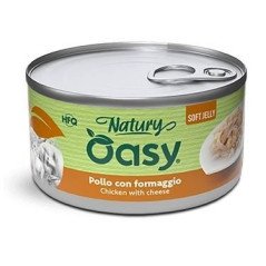 OASY GATTO POLLO CON FORMAGGIO NATURY SOFT JELLY HFQ 85GR