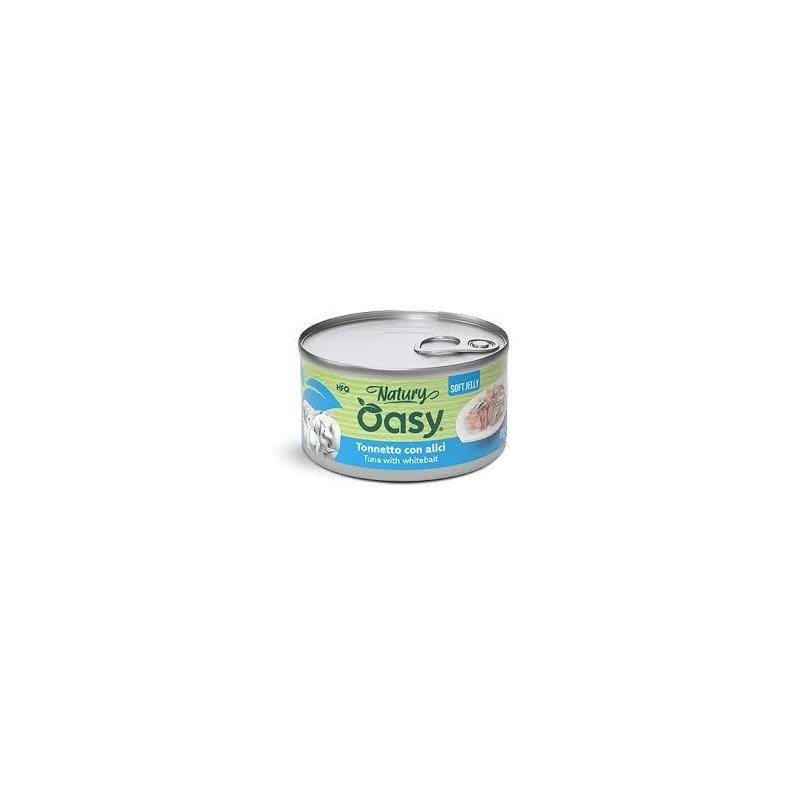 OASY GATTO TONNETTO CON ALICI NATURY SOFT JELLY HFQ 85GR