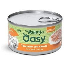 OASY GATTO TONNETTO CON CAROTE NATURY SOFT JELLY HFQ 85GR