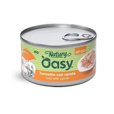 OASY GATTO TONNETTO CON CAROTE NATURY SOFT JELLY HFQ 85GR