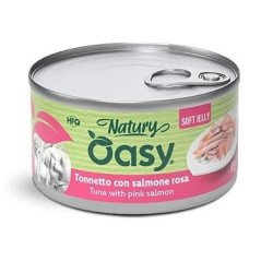 OASY GATTO TONNETTO CON SALMONE NATURY SOFT JELLY HFQ 85GR