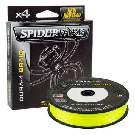 SPIDERWIRE DURA BRAID 4X YELLOW 150MT