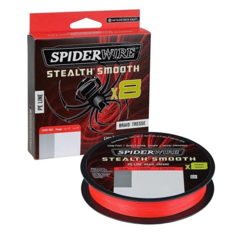SPIDERWIRE STEALTH SMOOTH 8X RED 300MT