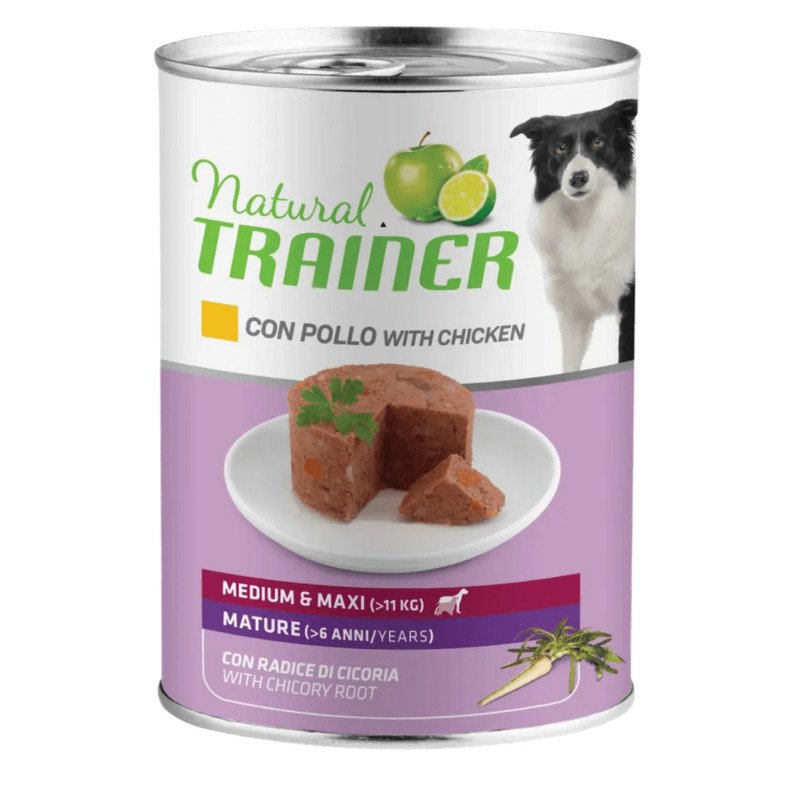 NATURAL TRAINER MATURE MEDIUM MAXI POLLO 400GR