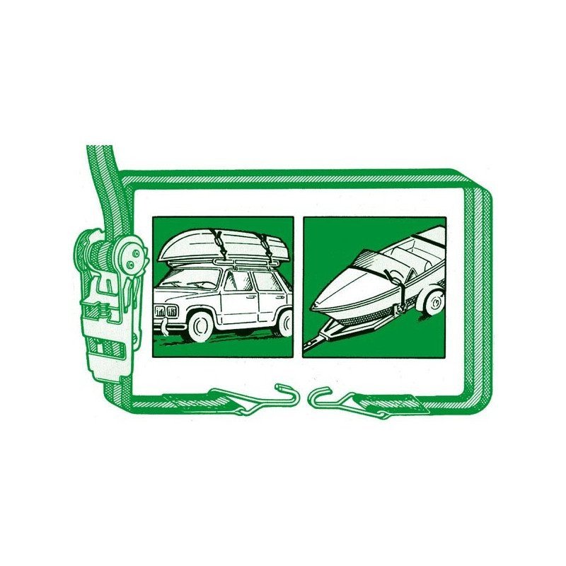 TREM CINGHIA IN POLIESTERE BLU CON FIBBIA FAST CARGO