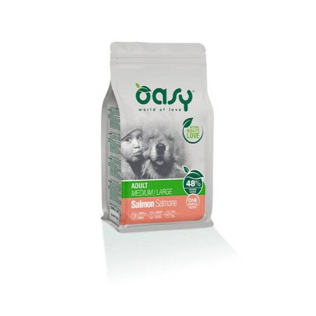 OASY CANE ADULTO SALMONE MEDIUM LARGE MONOPROTEICO