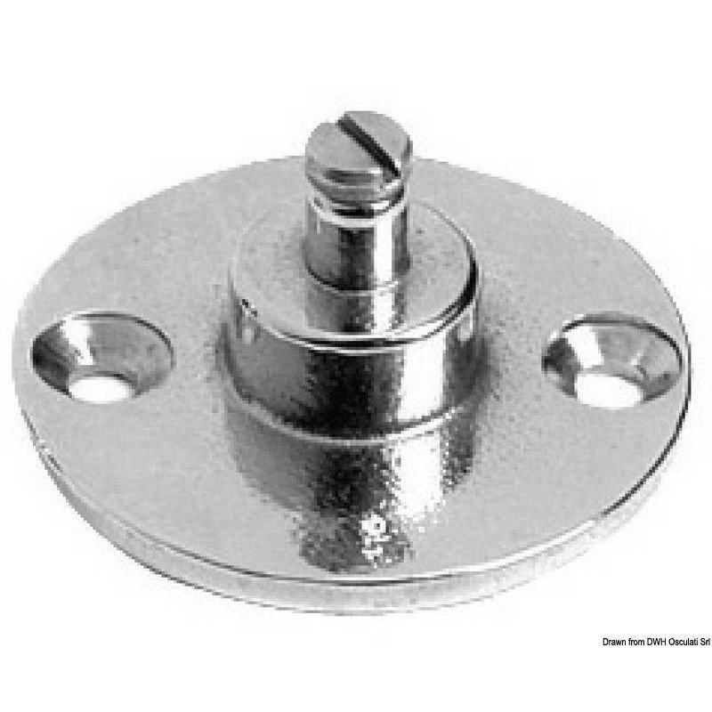 BASETTA CON PERNO  Ø 8MM