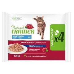 NATURAL TRAINER FLOW PACK ADULT TONNO 4X85G