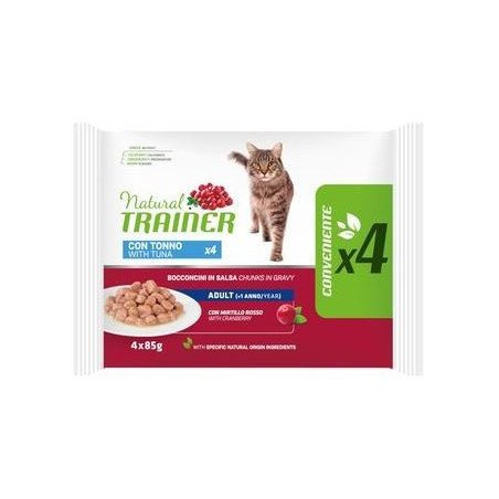 NATURAL TRAINER FLOW PACK ADULT TONNO 4X85G