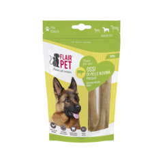 FLAIR PET OSSI DI PELLE BOVINA PRESSATI 200g 16CM