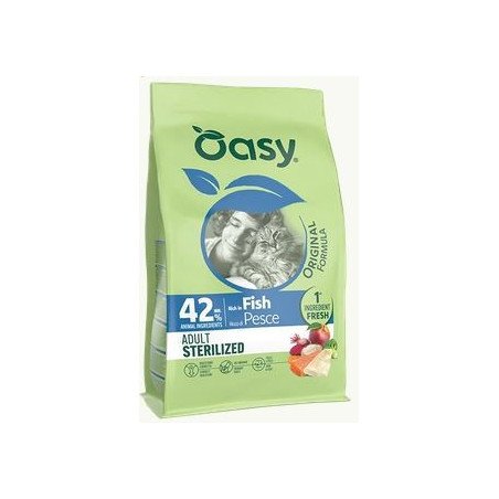 OASY GATTO ORIGINAL FORMULA ADULT STERILISED PESCE 1.5KG