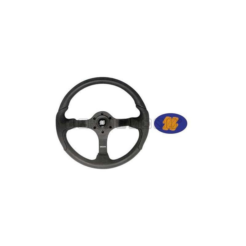 VOLANTE NISIDIA DIAMETRO 350 NERO