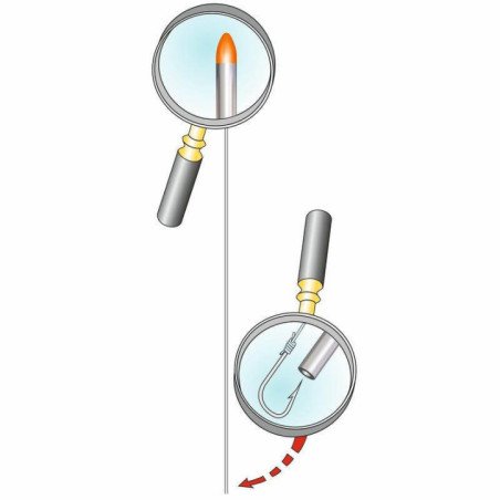 STONFO AGHI TESTA ROSSA CM 40 BUSTA DA 5PZ