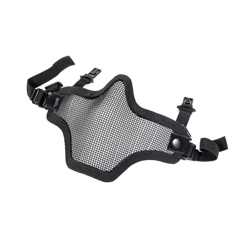 EVOLUTION PHANTOM STEEL MESH HALF FACE NERA