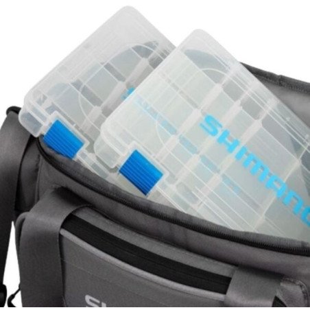 SHIMANO BORSA DA PESCA TACKLE BAG LARGE CON DUE SCATOLE