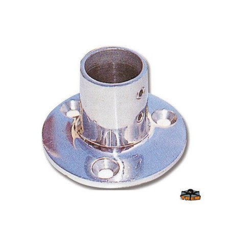 BASE TONDA INOX DIRITTA IN ACCIAIO INOX