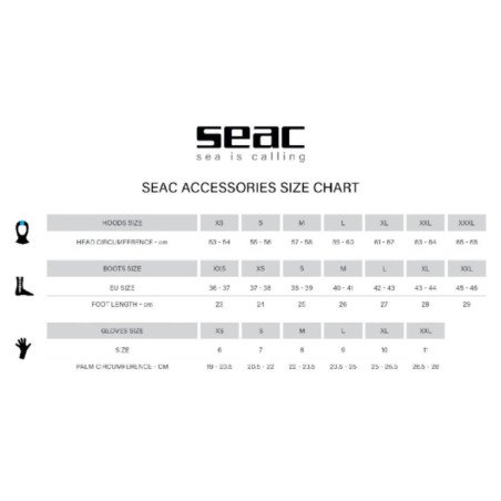 SEAC SUB CALZARI PRIME 2MM