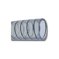 TREM TUBO ACQUA IN PVC CON SPIRALE INOX