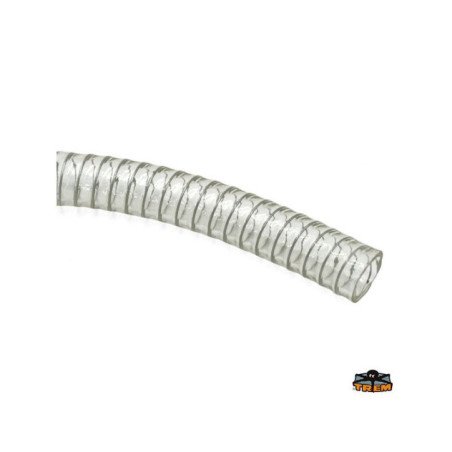 TREM TUBO ACQUA IN PVC CON SPIRALE INOX