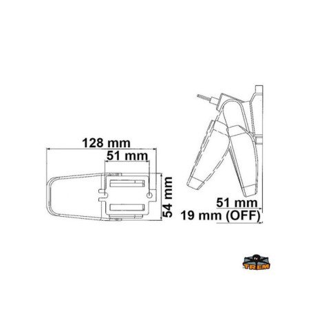 TREM INTERRUTTORE GALLEGGIANTE PER POMPE DI SENTINA