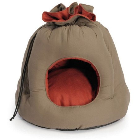 CAMON CUCCIA SACCO TAUPE 50X50X45H