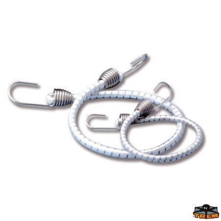 TREM LACCI ELASTICI CON GANCI INOX