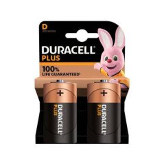 DURACELL PLUS TORCIA D 2PEZZI + 100% EXTRA LIFE