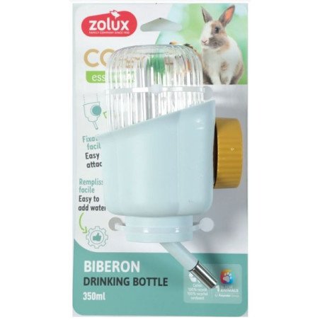 ZOLUX BIBERON FIORE COSY BLU 350ML