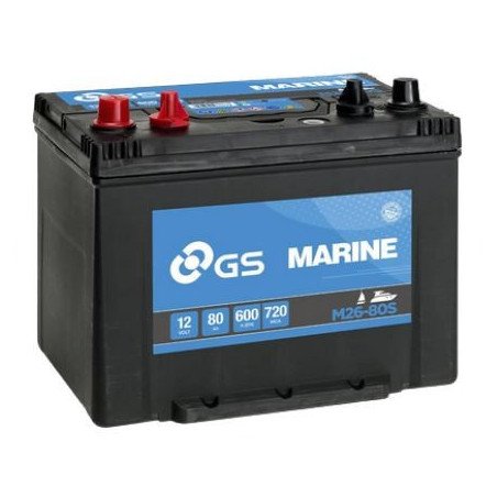 DSBATTERY BATTERIA NAUTICA MARINE GS YUASA 12V 80AH 650A