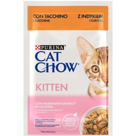 PURINA GATTO CAT CHOW KITTEN TACCHINO 85GR