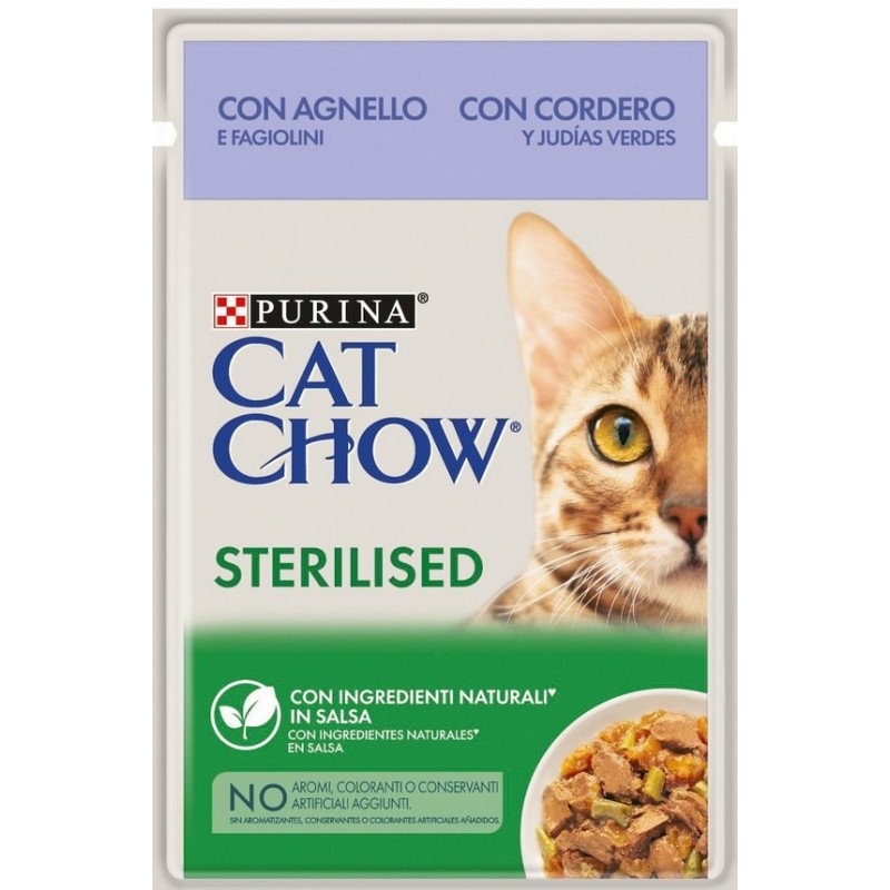PURINA GATTO CAT CHOW STERILISED AGNELLO 85GR