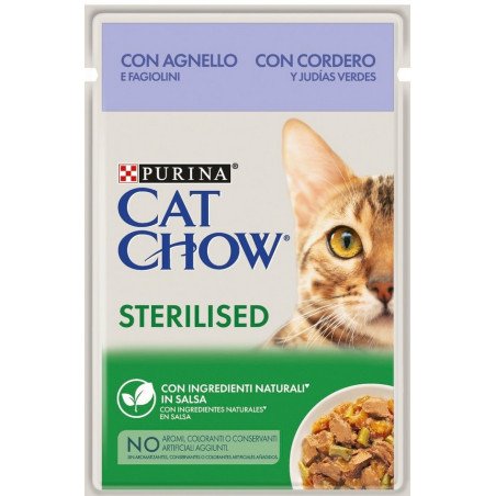 PURINA GATTO CAT CHOW STERILISED AGNELLO 85GR