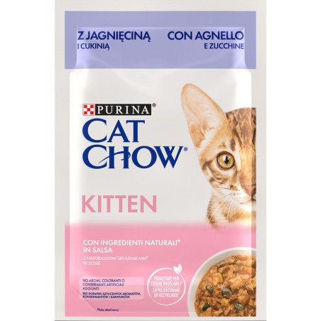 PURINA GATTO CAT CHOW KITTEN AGNELLO 85GR