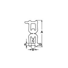 GFN GIRELLA INOX316 A DOPPIO GRILLO