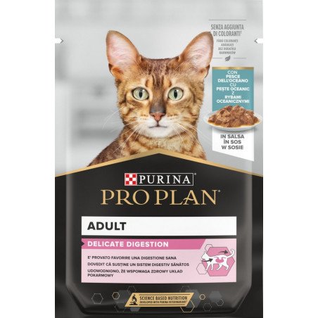 PURINA GATTO DELICATE DIGESTION CON PESCE DELL'OCEANO 85GR
