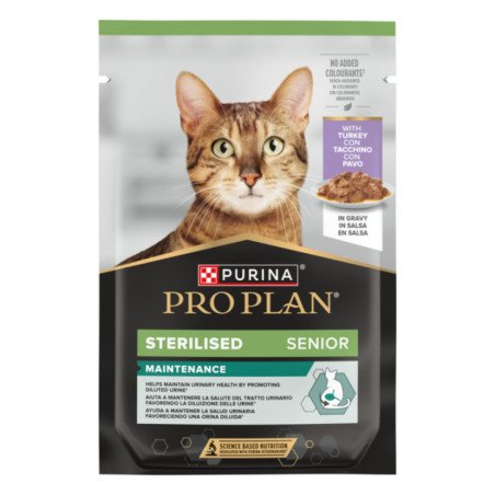PURINA PRO PLAN STERILISED SENIOR MAINTENANCE TACCHINO 85GR