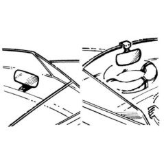 TREM SPECCHIO RETROVISORE PER SCI NAUTICO