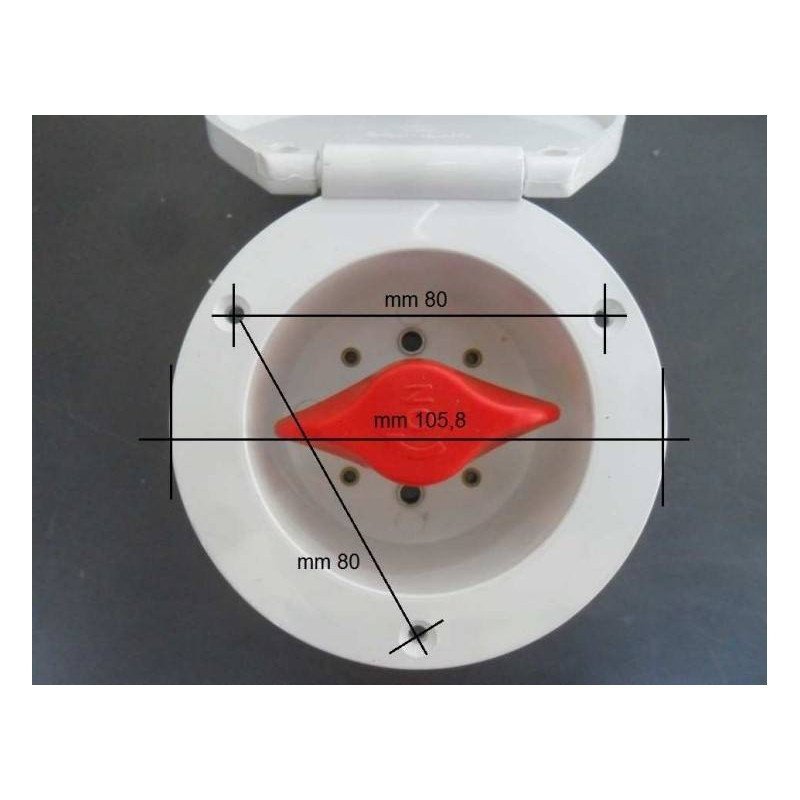 OSCULATI STACCA BATTERIA HEAVY DUTY BIANCO