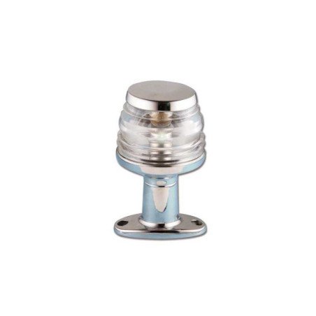 TREM FANALE DI VIA 360° CON BASETTA IN ACCIAIO INOX