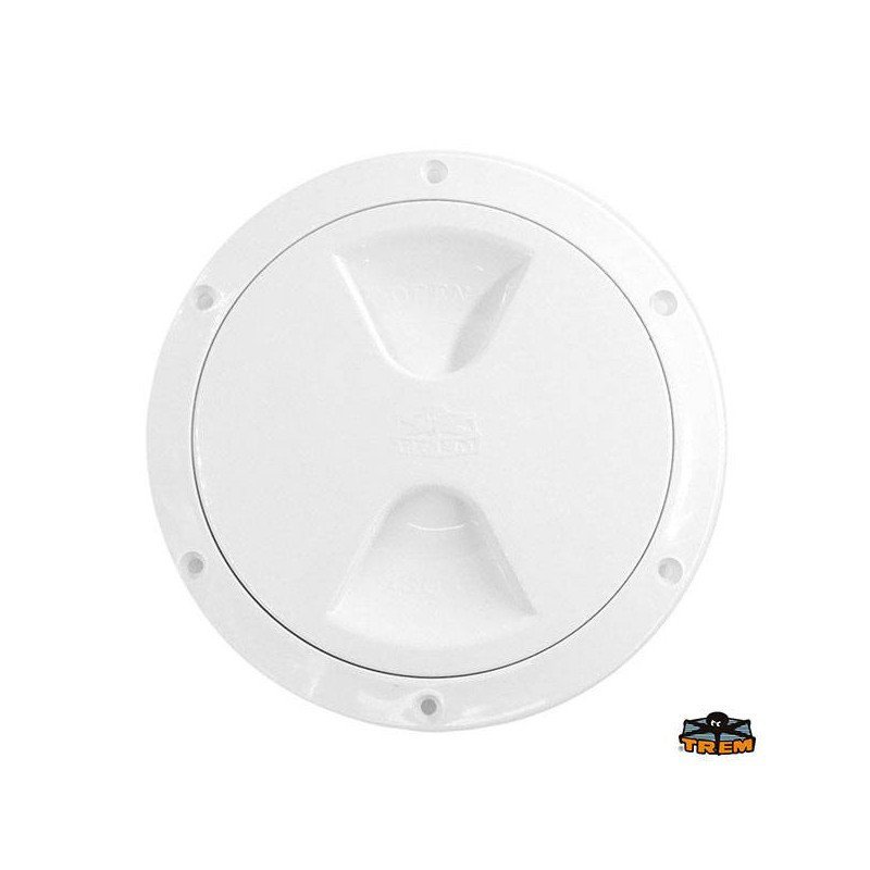 TREM TAPPO DA ISPEZIONE BIANCO 205MM