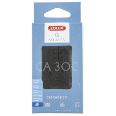 ZOLUX CARTUCCE ZEOCARB CASCATA 30X2