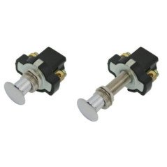 GFN INTERRUTTORE A TIRETTO IN OTTONE CROMATO 12V - 5A