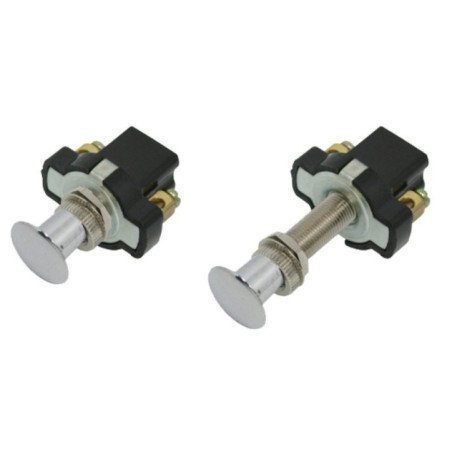 GFN INTERRUTTORE A TIRETTO IN OTTONE CROMATO 12V - 5A