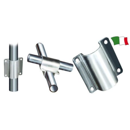 GFN COPPIA DI ATTACCHI IN ACCIAIO INOX PER FISSAGGIO TUBI