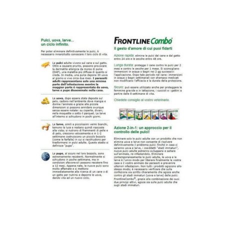 FRONTLINE COMBO CANI PICCOLI 2-10KG 3 PIPETTE